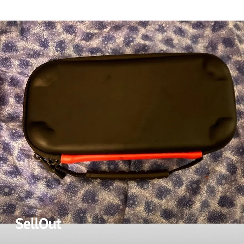 Nintendo Switch Lite Super Mario Carrying Case Red/Black Checkerboard